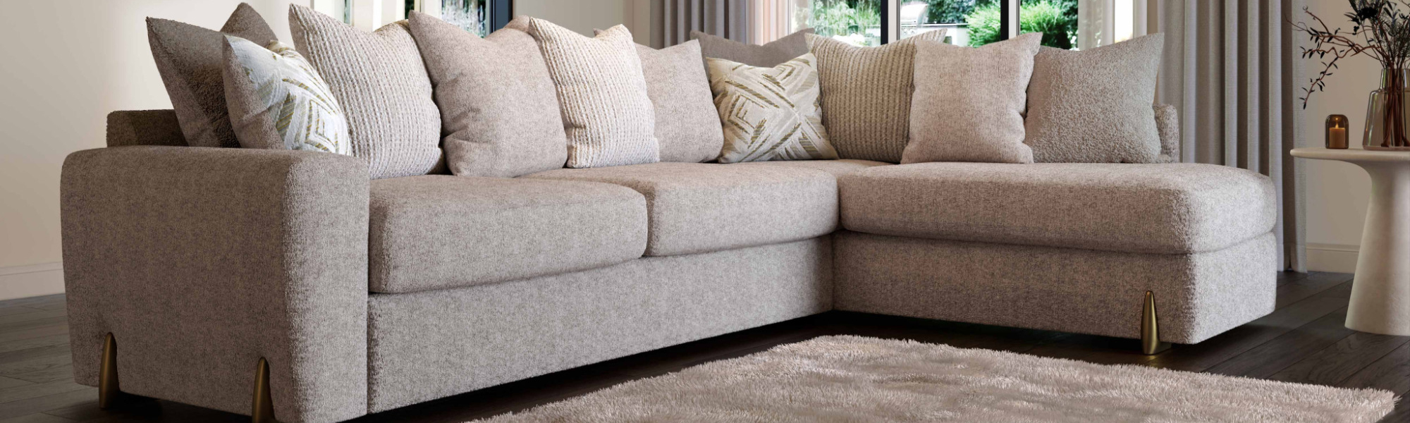 Fabric Corner Sofas