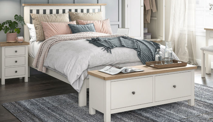 Cotswold Coconut White Bedroom