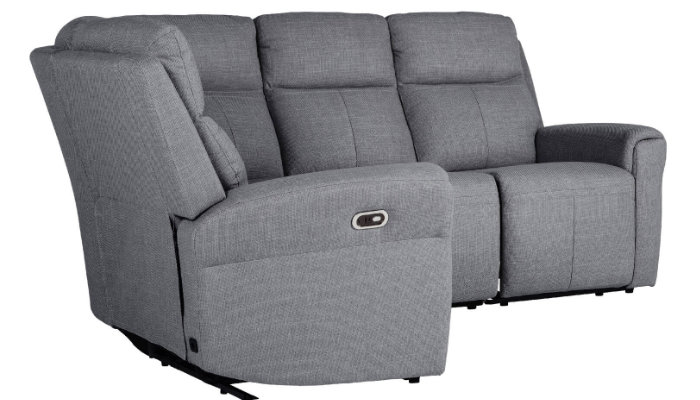 Corner Group in Charcoal Fabric